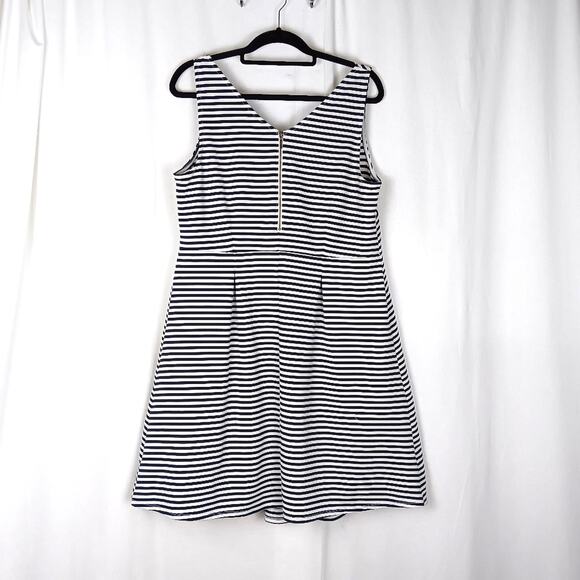 Lane Bryant Striped A-Line Dress Size 18 - Picture 4 of 5